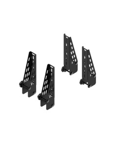 Kit 4 fermacarichi 18cm per barre portatutto Cruz Xpro acciaio