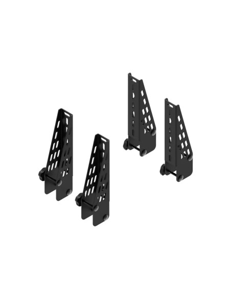Kit 4 fermacarichi 18cm per barre portatutto Cruz Xpro acciaio