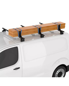 Kit 6 fermacarichi 18cm per barre portatutto Cruz Xpro acciaio 2