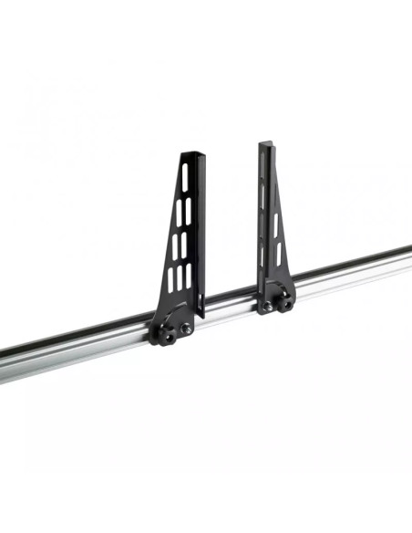 Kit 2 fermacarichi pieghevoli 25cm per barre portatutto Cruz Cargo AF alluminio