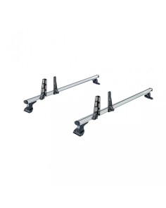 Kit 2 fermacarichi pieghevoli 18cm per barre portatutto Cruz Cargo AF alluminio