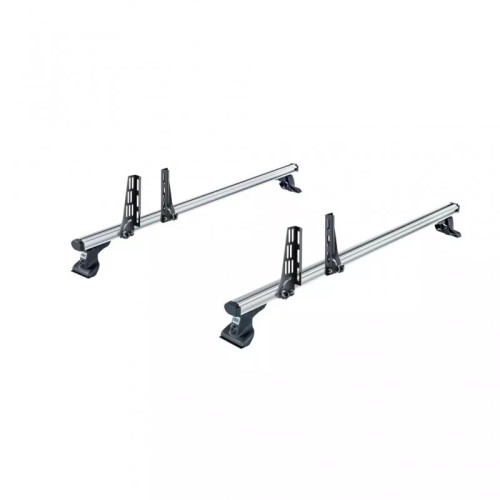 Kit 2 fermacarichi pieghevoli 18cm per barre portatutto Cruz Cargo AF alluminio