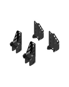 Kit 4 fermacarichi 10cm per barre portatutto Cruz Xpro acciaio