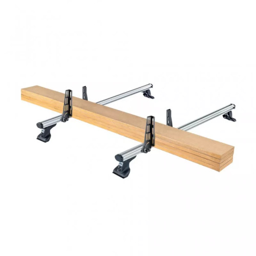 Kit 4 fermacarichi pieghevoli 18cm per barre portatutto Cruz Cargo AF alluminio
