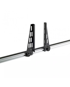 Kit 6 fermacarichi pieghevoli 25cm per barre portatutto Cruz Cargo AF alluminio