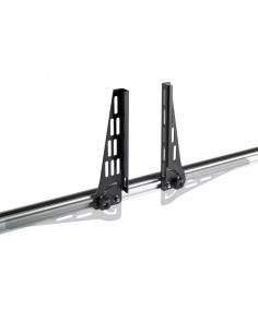 Kit 6 fermacarichi pieghevoli 25cm per barre portatutto Cruz Cargo AF alluminio 2