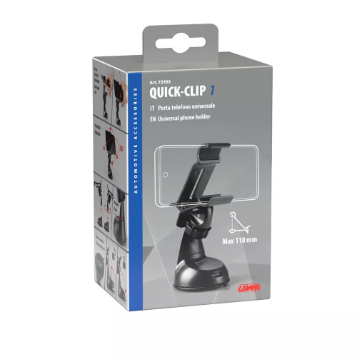 Portacellulare auto camion camper universale snodabile max 110mm