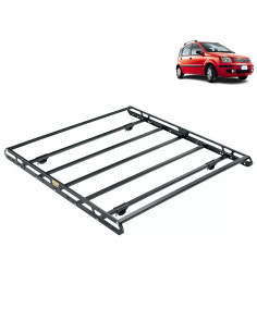 Bagagliera cestello Sigma 132x124cm per Fiat Panda con corrimano 2003-2012