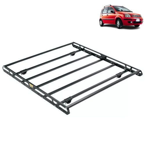 Bagagliera cestello Sigma 132x124cm per Fiat Panda con corrimano 2003-2012