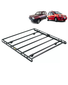 Bagagliera cestello Sigma 104x124cm per Fiat Panda con corrimano 1994-2012