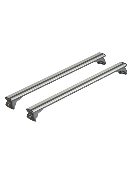 Barre portatutto portapacchi alluminio 120cm Silenzio In-Rail profilo integrato