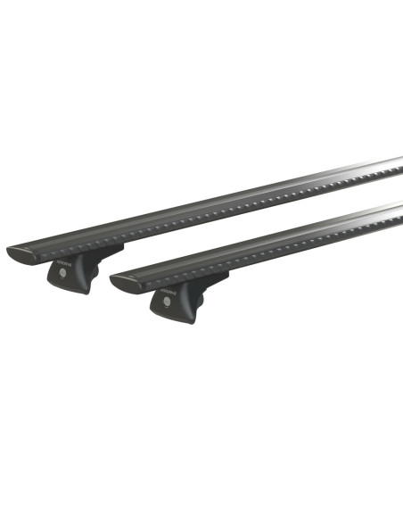 Barre portatutto portapacchi alluminio nero 120cm Silenzio profilo integrato