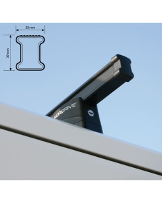 3 Barre portatutto commerciali acciaio Peugeot Bipper dal 2007 2