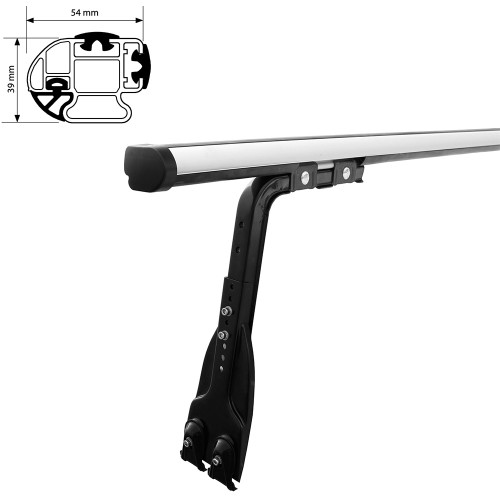 3 Barre portatutto commerciali alluminio Hyundai H100 200/220 2002-2010