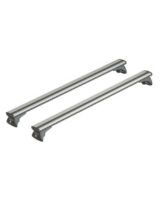 Barre portatutto portapacchi alluminio 127cm Silenzio per profilo integrato