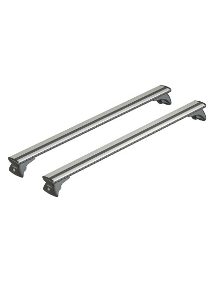 Barre portatutto portapacchi alluminio 127cm Silenzio per profilo integrato