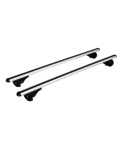 Barre portatutto portapacchi alluminio 120cm Alumia per profilo integrato