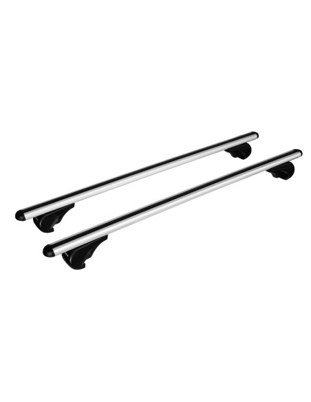 Barre portatutto portapacchi alluminio 120cm Alumia per profilo integrato