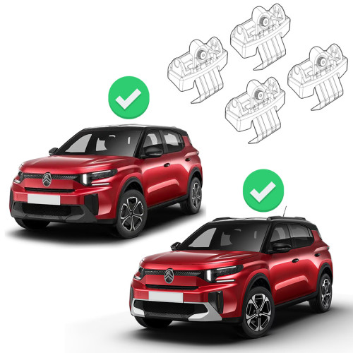 Barre portatutto alluminio silenzio per Citroen C3 Aircross dal 2024