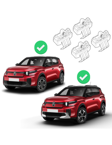 Barre portatutto alluminio silenzio per Citroen C3 Aircross dal 2024