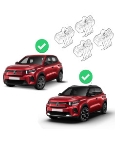 Barre portatutto alluminio silenzio per Citroen C3 dal 2024 2