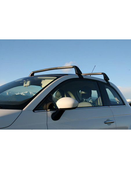 Kit barre portatutto LP51 per Fiat 500 - 500C dal 2007 al 2024
