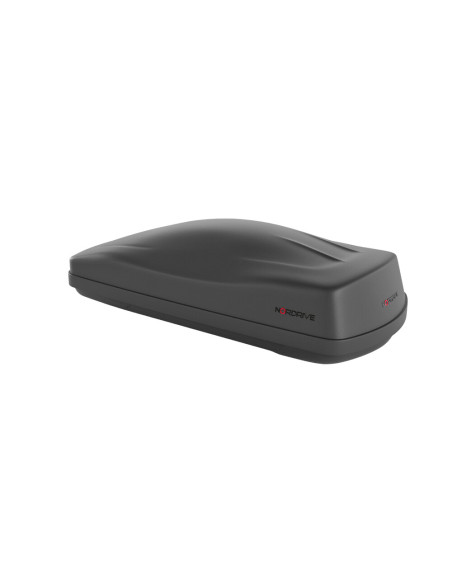 Box Auto Portatutto Portapacchi Nordrive in ABS 400 litri Nero Goffrato