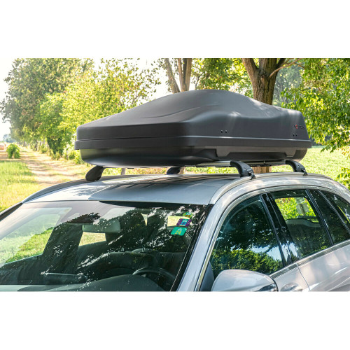 Box Auto Portatutto Portapacchi Nordrive in ABS 400 litri Nero Goffrato