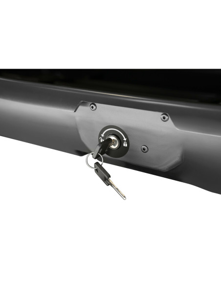 Box Auto Portatutto Portapacchi Nordrive in PST 400 litri Nero Lucido