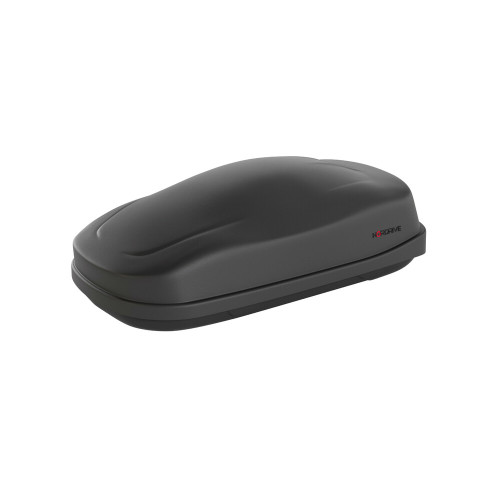 Box Auto Portatutto Portapacchi Nordrive in ABS 480 litri Nero Goffrato