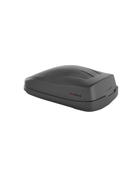 Box Auto Portatutto Portapacchi Nordrive in ABS 480 litri Nero Goffrato