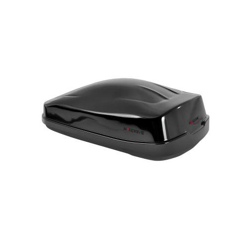 Box Auto Portatutto Portapacchi Nordrive in PST 480 litri Nero Lucido