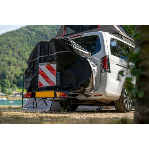 Copertura universale per portabici gancio traino
