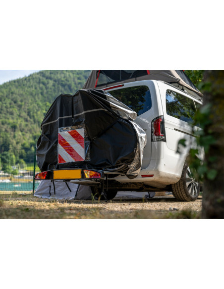 Copertura universale per portabici gancio traino