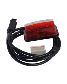 Fanale ingombro laterale rosso/bianco con cavo 1.5mt per rimorchi