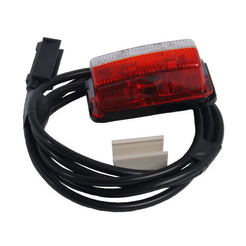 Fanale ingombro laterale rosso/bianco con cavo 1.5mt per rimorchi