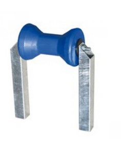 Rullo centrale singolo blu 240 N522 per rimorchi