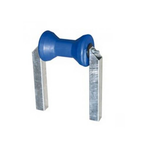 Rullo centrale singolo blu 240 N522 per rimorchi