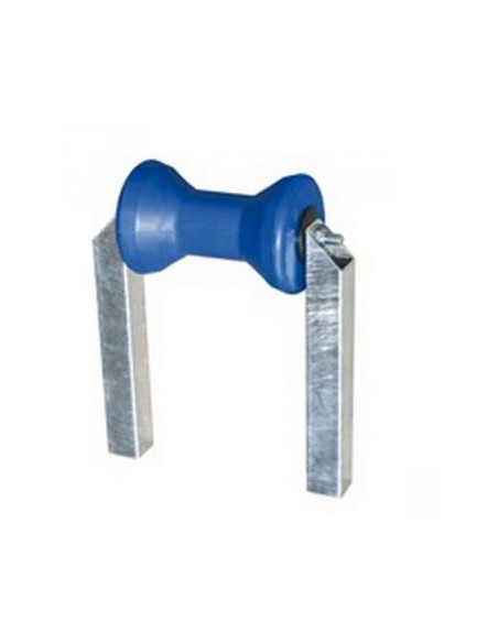 Rullo centrale singolo blu 240 N522 per rimorchi