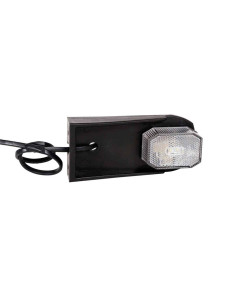 Fanale posizione bianco LED con supporto Flexipoint Aspock per rimorchi
