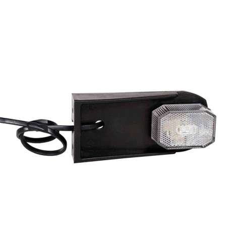 Fanale posizione bianco LED con supporto Flexipoint Aspock per rimorchi