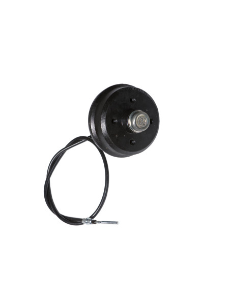 Freno 5 fori con cavo guaina 1100mm SX per rimorchi 221/A LB - 600102003