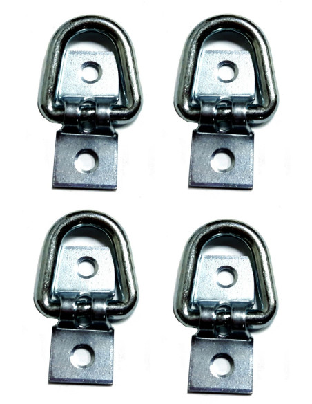 Kit 4 anelli fissaggio carico 25mm per rimorchi Serie 1000