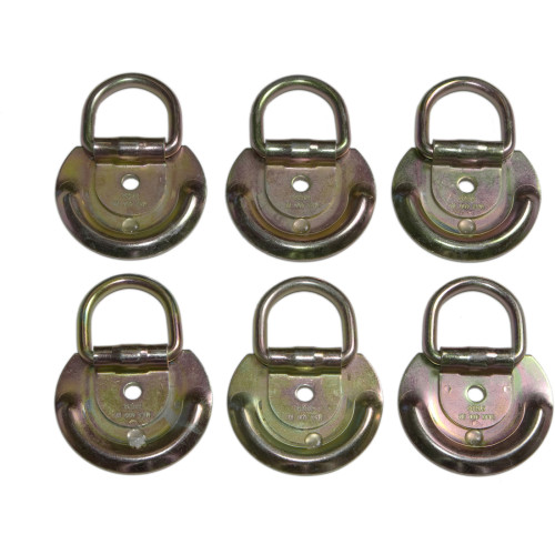 Kit 6 anelli fissaggio carico a pianale rimorchio
