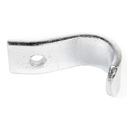 Gancio laterale singolo per fissaggio carico 75x20x4mm per rimorchi