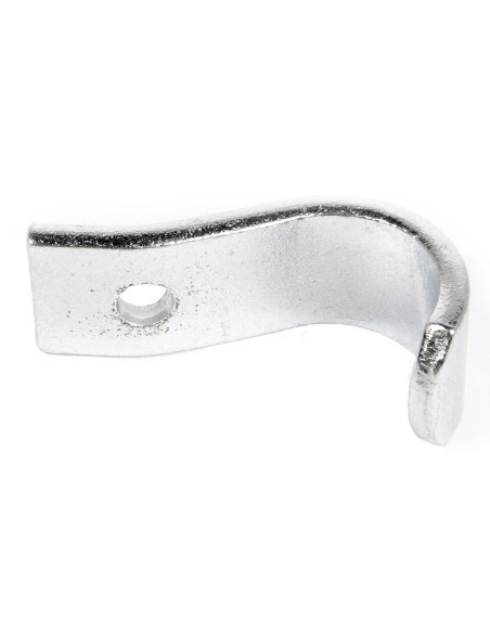 Gancio laterale singolo per fissaggio carico 75x20x4mm per rimorchi