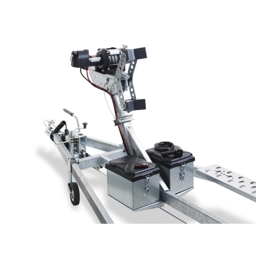 Scatola batteria completo di console e kit montaggio per rimorchi