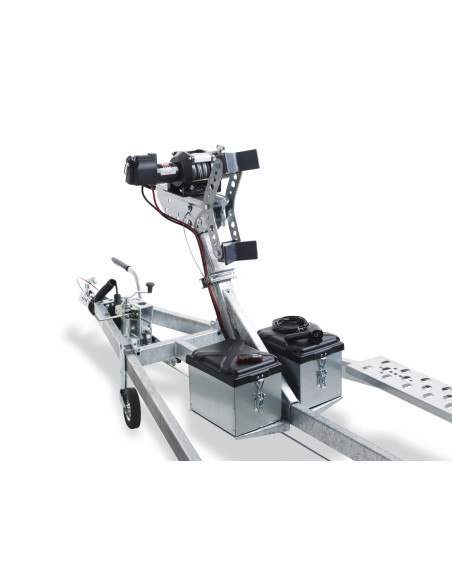 Scatola batteria completo di console e kit montaggio per rimorchi