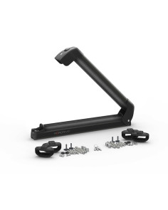 Portasci e Snowboard NK-40 in alluminio nero per barre 4 sci o 2 snow 2