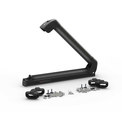 Portasci e Snowboard NK-40 in alluminio nero per barre 4 sci o 2 snow